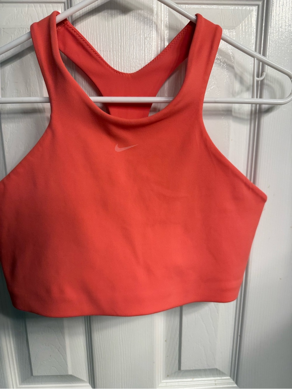 Nike Coral High-Neck Racerback Sports Bra